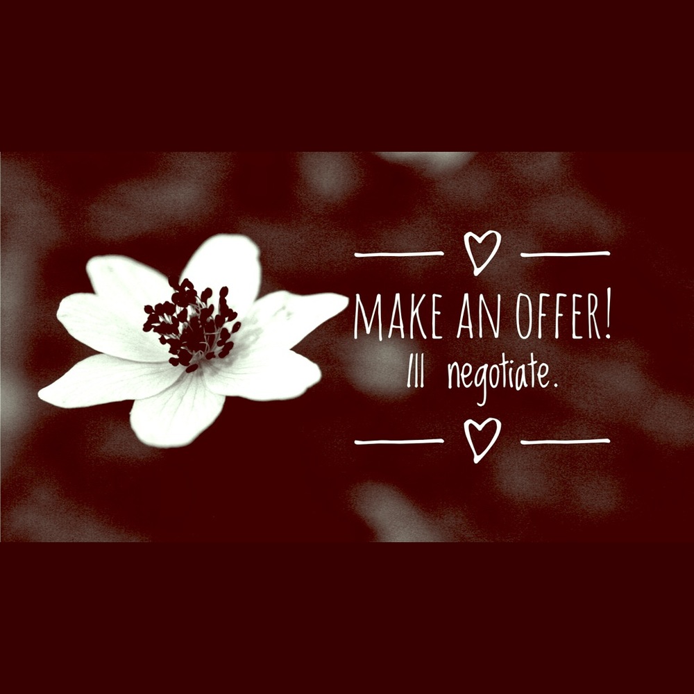 Make an Offer! Let’s Negotiate 😊👍🏽